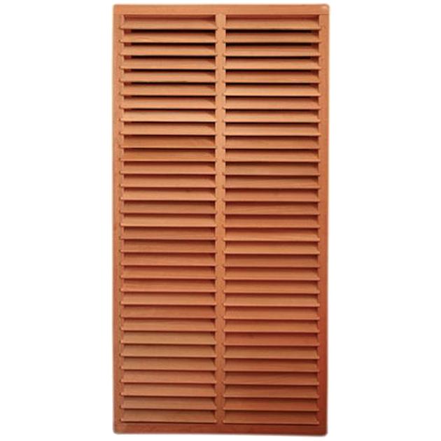 Hardhouten Lamellenscherm Louvre Lisa 90x180 cm