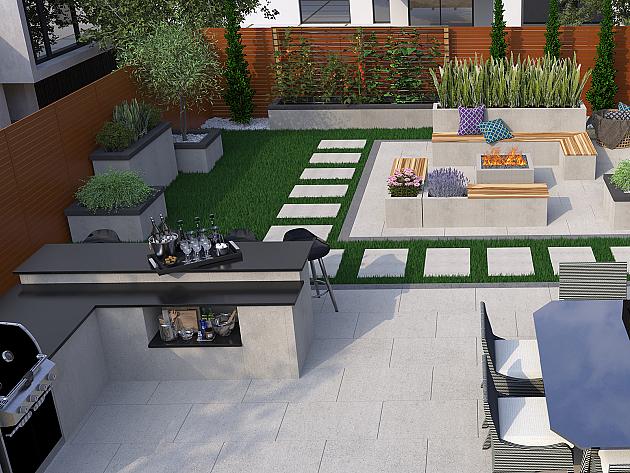 Moodul Creations 90x15x7,5 Shaded Light Grey