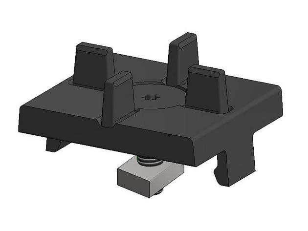 TOS Tegelkruis incl. verzonken bout + moer