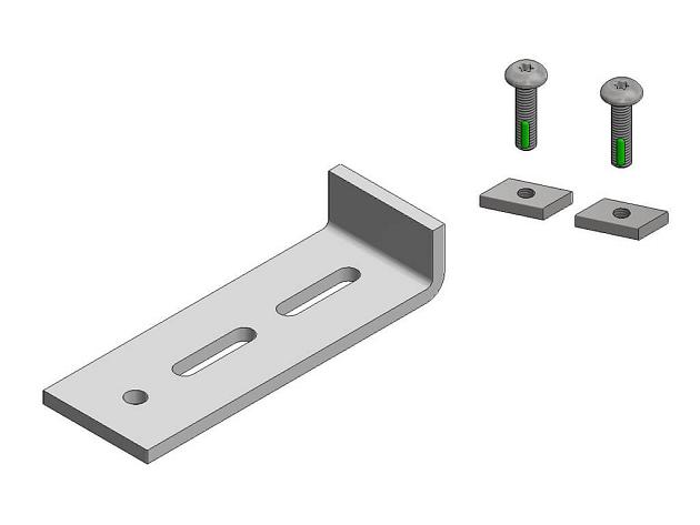TOS Tegelstop incl. 2 bouten + 2 moeren
