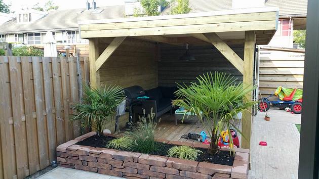 Montagna Muurelementen 42x18x8 cm Rossa