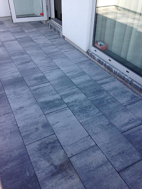 H2O Comfort Square 30x60x5 cm Nero/Grey