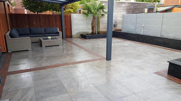 Restpartij Almere: ca. 7.2m2 Cerasun Quartz 60x60x4 cm Dark Grey