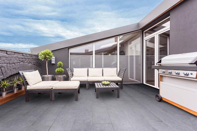 Restpartij Schagen: ca. 9,6m2 GeoCeramica® 40x80x4 cm Impasto Grigio Deco