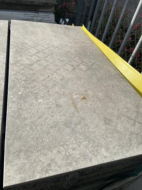 Restpartij Schagen: ca. 9,6m2 GeoCeramica® 40x80x4 cm Impasto Grigio Deco