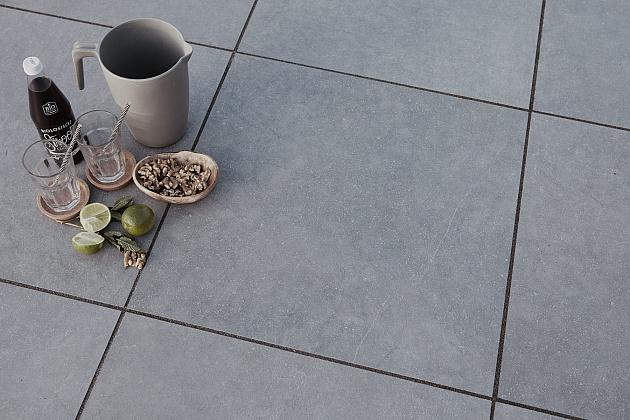 GeoCeramica 60x60x4 cm Impasto Grigio
