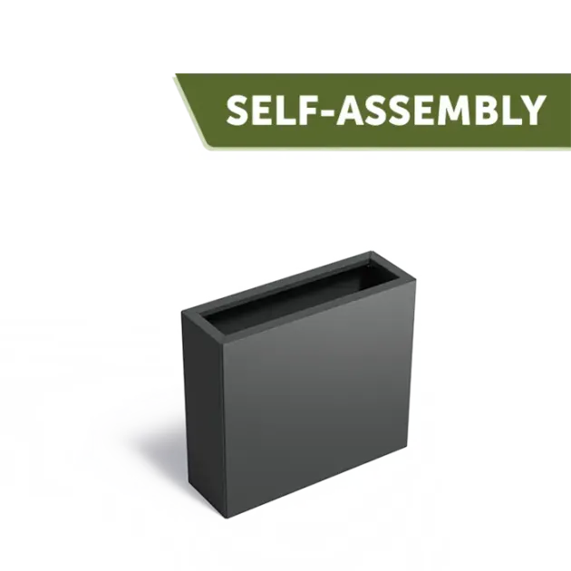 Plantenbak Carrez Connect zonder bodem gecoat staal 90x30x80 cm