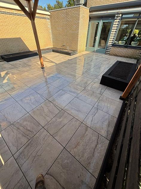 Actietegel Keramiek op Beton 60x60x4 cm Bellagio Beige