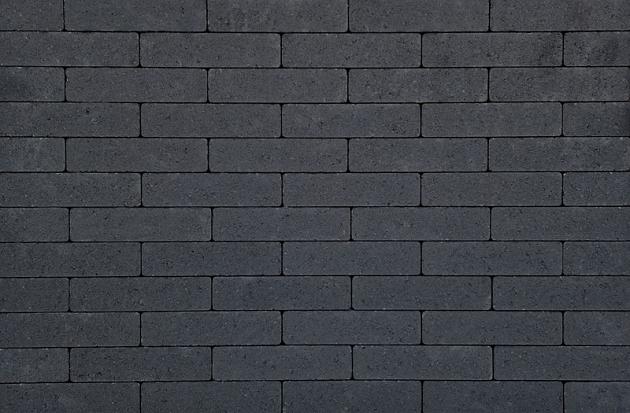 Waalformaat Strak zonder facet 5x20x6 cm Antraciet