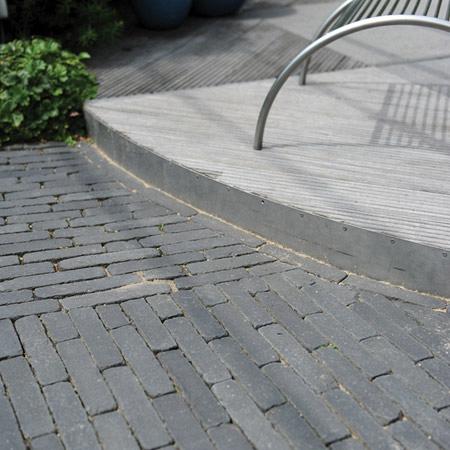 Stonique Trommel Waalformaat 5x20x7 cm Antraciet