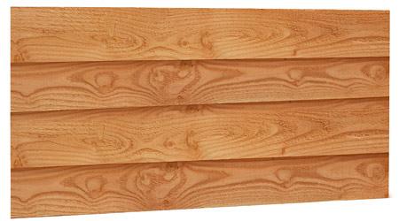 JWOODS Wand 301 tot 400 cm - Zweeds rabat Naturel enkelzijdig