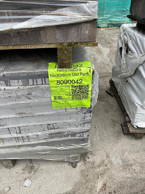 Restpartij Almere: Circa 24m2 Natura Stone Retro 10x30x6 cm Paris Brown