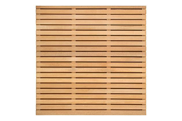 Tuinscherm Prinsenbeek geschaafd onbehandeld bangkiraihout 40-planks 180x180 cm