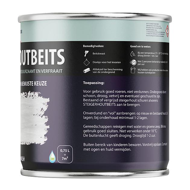 Steigerhoutbeits White Wash Dekkend 750ml