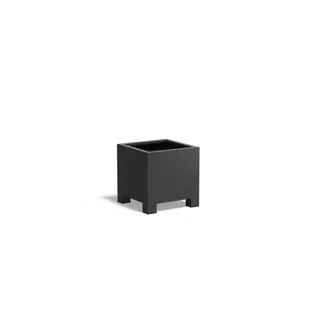 Plantenbak Carrez met poten aluminium 60x60x60 cm