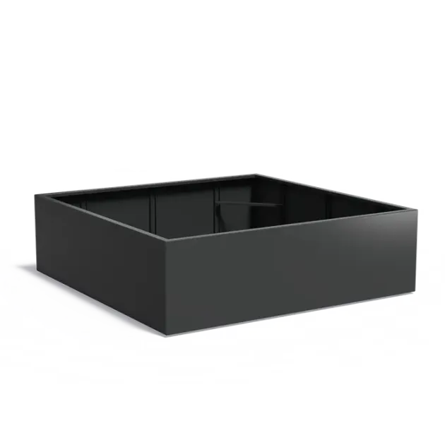 Plantenbak Carrez met bodem aluminium 200x200x60 cm