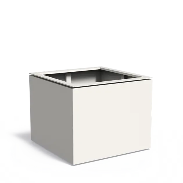 Plantenbak Domus aluminium 98x98x80 cm