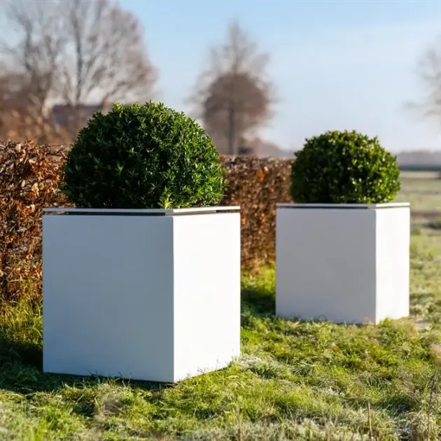 Plantenbak Domus aluminium 68x68x60 cm