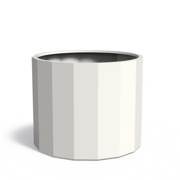 Zestienhoekige plantenbak Boxer aluminium 120x100 cm