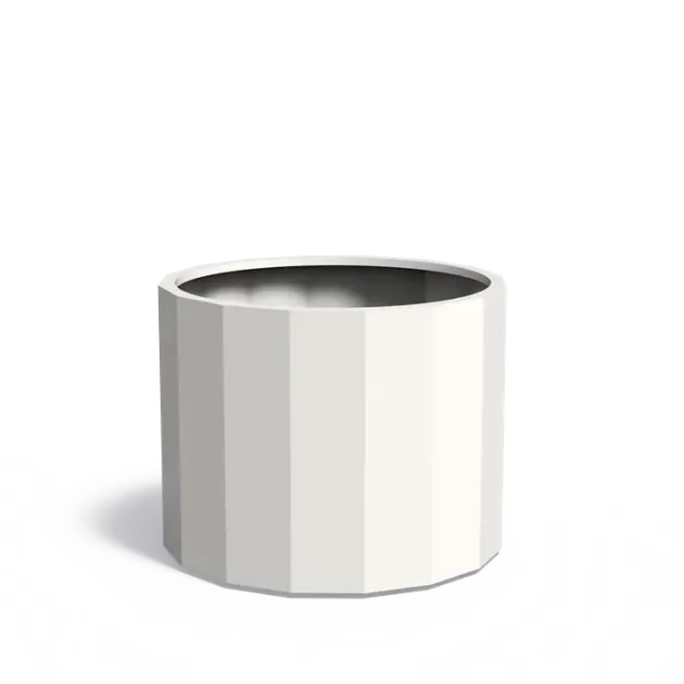 Zestienhoekige plantenbak Boxer aluminium 100x80 cm