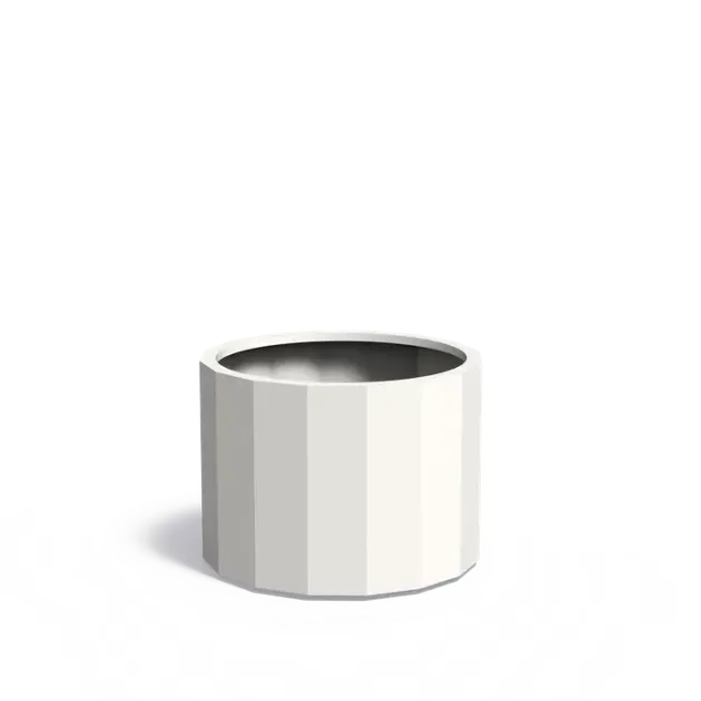 Zestienhoekige plantenbak Boxer aluminium 80x60 cm