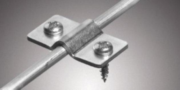 Kuipje 100 st. Draadpaneelklem 4,0 mm verzinkt