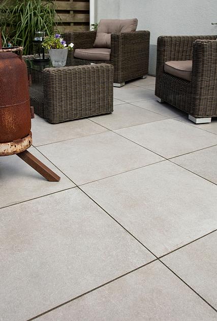 Restpartij Edam: ca. 25 m2 GeoCeramica® 60x60x4 cm Roccia Grey