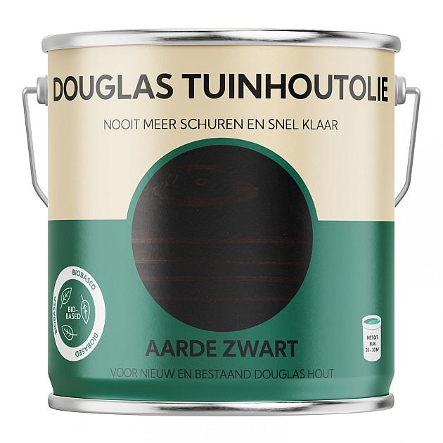 Douglas tuinhoutolie aarde zwart 2500 ml