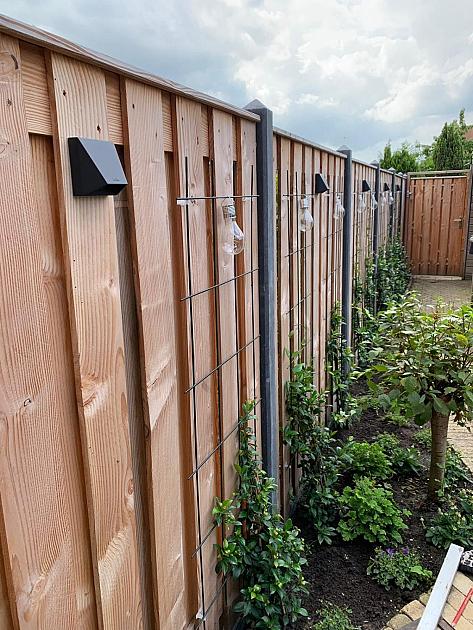 63887 jwoods tuinscherm red wood 19 planks afbouw rechts 180 90x180 cm geschaafd 92503