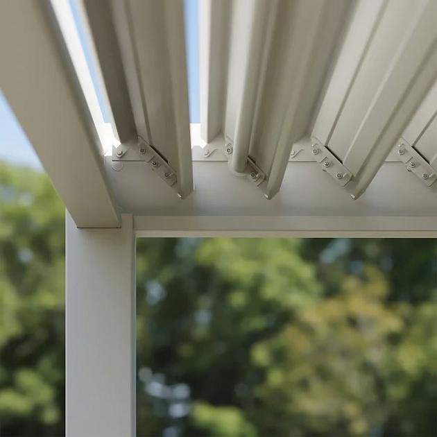 Shuttershade Aluminium Pergola 300x300x255cm White RAL 9016 Vrijstaand