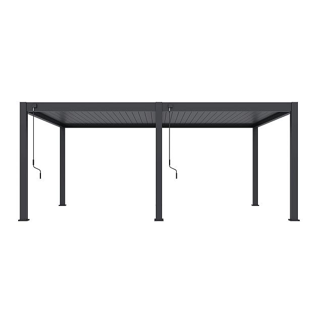 Shuttershade Aluminium Pergola Prime 400x600x255cm Charcoal RAL 7015 Vrijstaand