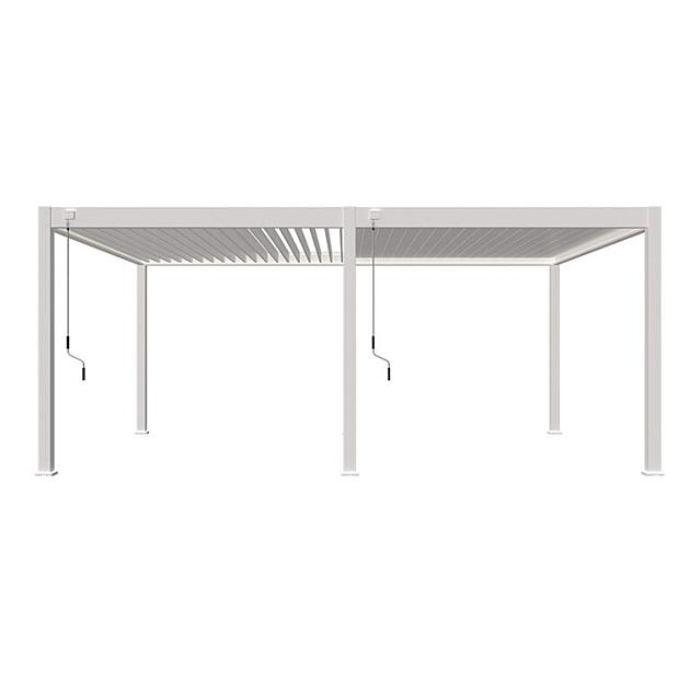 Shuttershade Aluminium Pergola Prime 400x600x255cm White RAL 9016 Vrijstaand