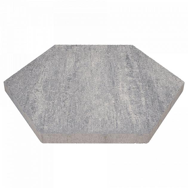 Soft Comfort Zeskant 60/52,5x30x4 cm Grezzo