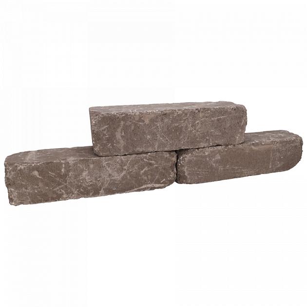 Linia Palissade Getrommeld 60x15x15 cm Taupe