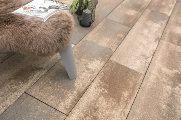 Restpartij Almere: ca. 14.5m2 GeoColor 3.0 120x30x6 Sepia Brown