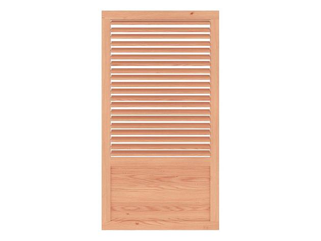 Shutterscherm met paneel geschaafd douglas 120x224 cm onbehandeld