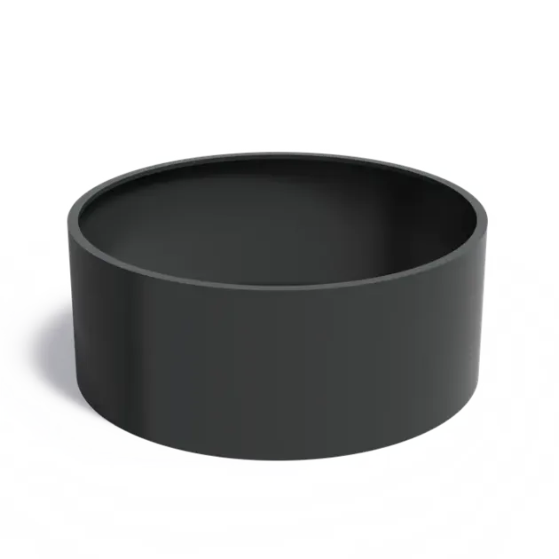 Plantenbak Circum zonder bodem aluminium Ø200x80 cm