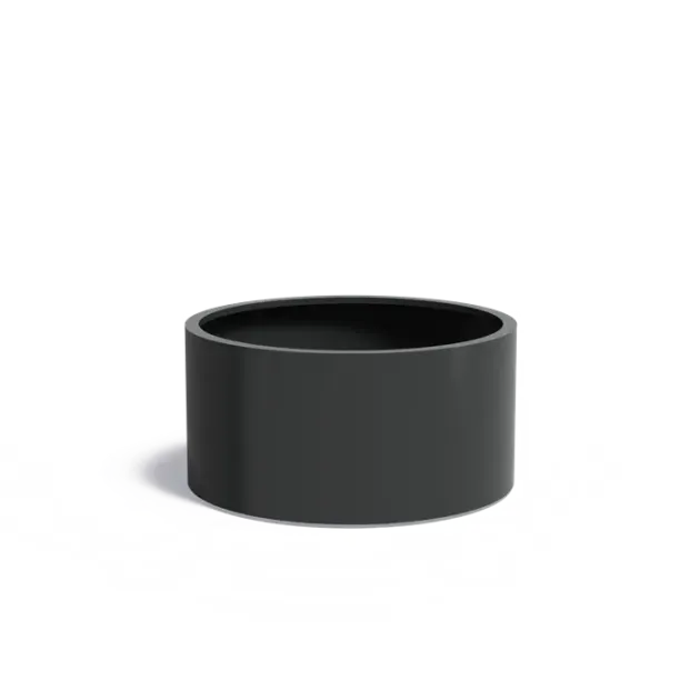 Plantenbak Circum met wielen aluminium Ø120x60 cm