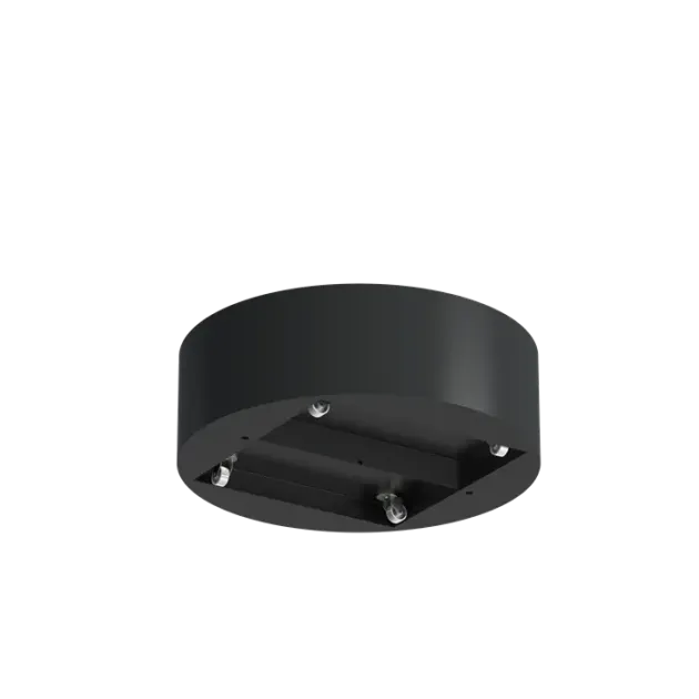 Plantenbak Circum met wielen aluminium Ø120x40 cm