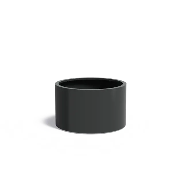 Plantenbak Circum met wielen aluminium Ø100x60 cm