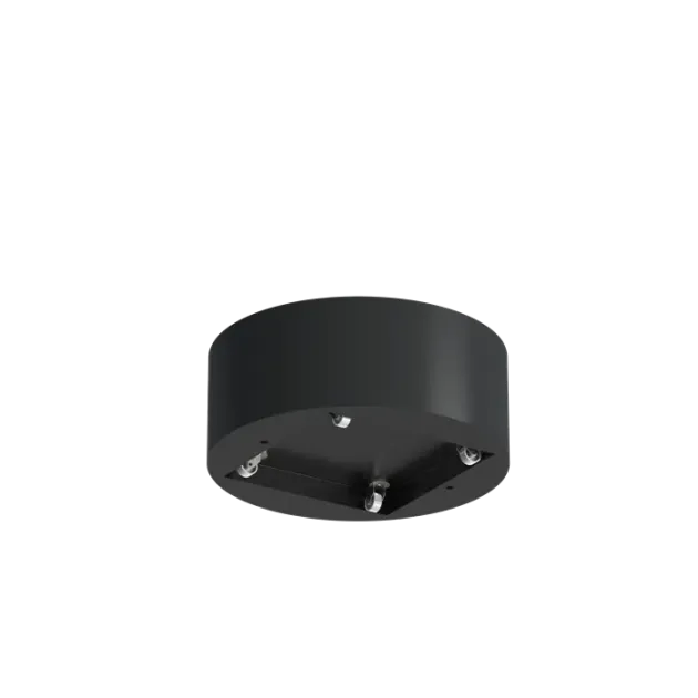 Plantenbak Circum met wielen aluminium Ø100x40 cm