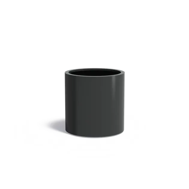 Plantenbak Circum met wielen aluminium Ø80x80 cm