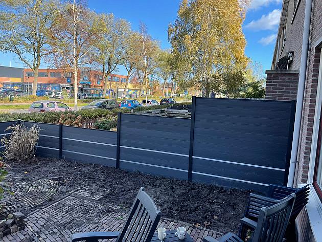 NeoFence Aluminium Decolijst 182 cm Zwart