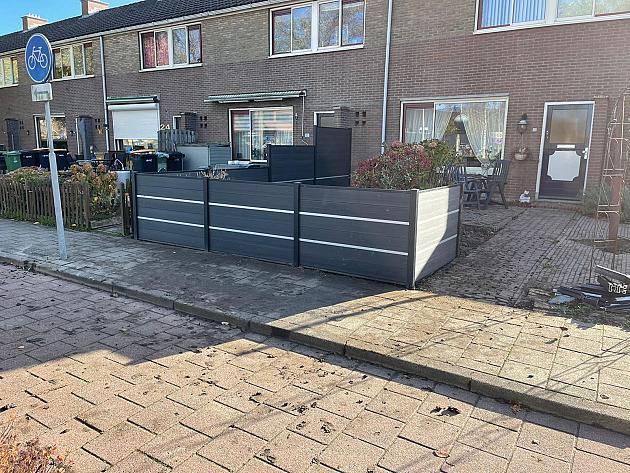 NeoFence Aluminium Decolijst 182 cm Zwart