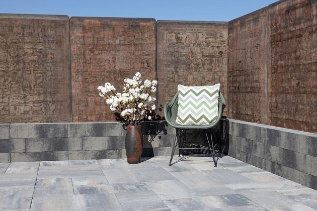 Restpartij Zwanenburg: ca. 32 stuks Pallatico Blocks 60x15x15 cm Nero/Grey