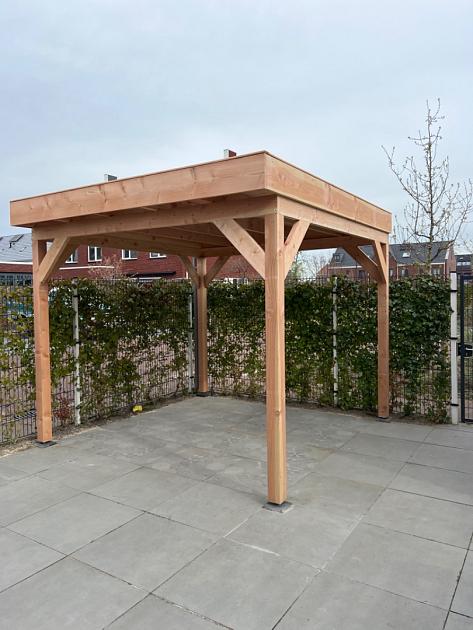 68651 jwoods douglas schuur 200x200 cm geschaafd met zweeds rabat naturel 344847