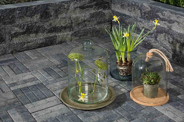 Splitrocks XL 60x15x15 cm Grijs/Zwart