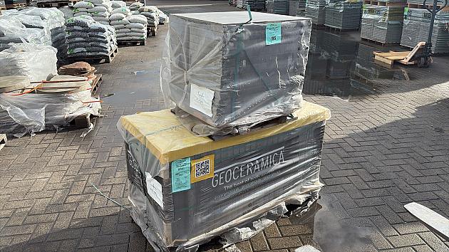 Restpartij Almere 24.64m2 Keramiek op Beton 60x60x4 cm Earth Design Mid Grey