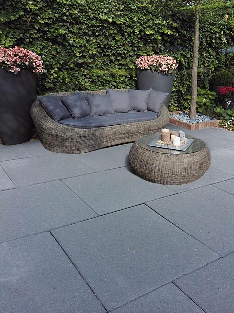 Budget Terrastegel 60x60x4 cm Nero