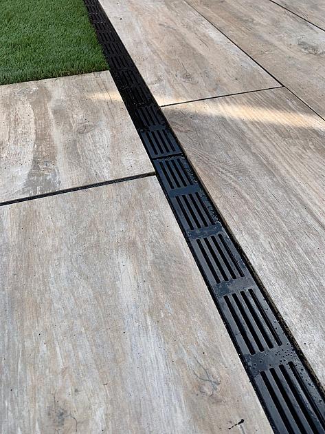 ACO Slimline Watergoot Zwart